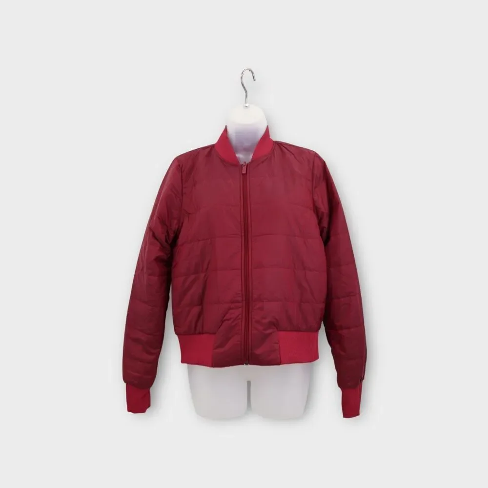 Lululemon Non Stop Bomber Size 8 Reversible Pomegranate NWT Jacket